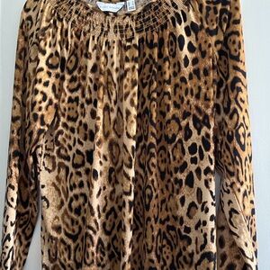 Leopard Print Women's Top